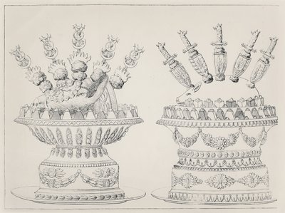 Wild Boar and Suckling Pig Pièces Montées, Designs by Antonin Carême by Marie Antoine Careme